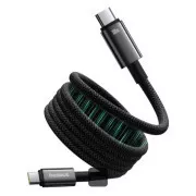 Baseus Daten Magnetisches Kabel Wolfram Gold USB-C/USB-C 1m 100W Schwarz