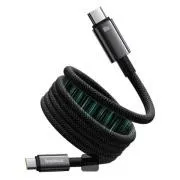 Baseus Daten Magnetisches Kabel Wolfram Gold USB-C/USB-C 1m 100W Schwarz