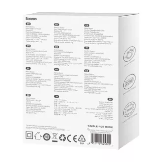 Baseus GaN5 Mini 20W EU weißes Schnellladegerät