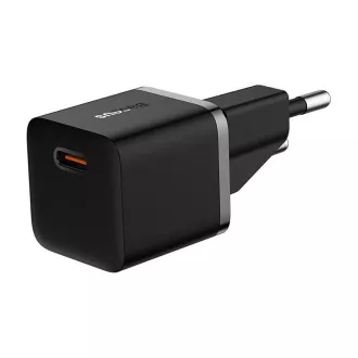 Baseus GaN5 Mini 20W EU schwarzes Schnellladegerät Baseus GaN5 Mini 20W EU schwarzes Schnellladegerät
