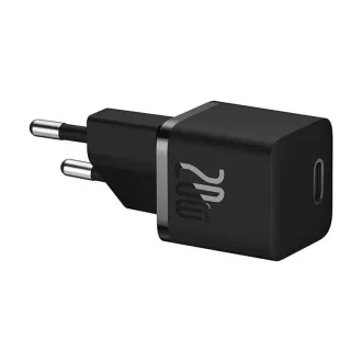 Baseus GaN5 Mini 20W EU schwarzes Schnellladegerät Baseus GaN5 Mini 20W EU schwarzes Schnellladegerät