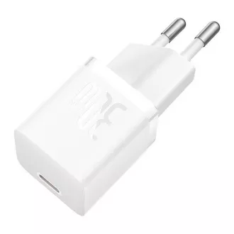Baseus GaN5 Mini 30W EU weißes Schnellladegerät Baseus GaN5 Mini 30W EU weißes Schnellladegerät