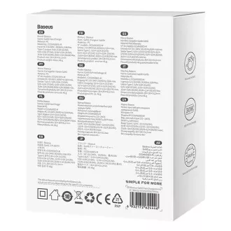 Baseus GaN5 Mini 30W EU weißes Schnellladegerät Baseus GaN5 Mini 30W EU weißes Schnellladegerät