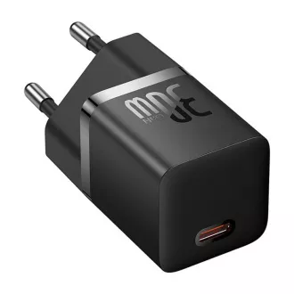 Baseus GaN5 Mini 30W EU schwarzes Schnellladegerät