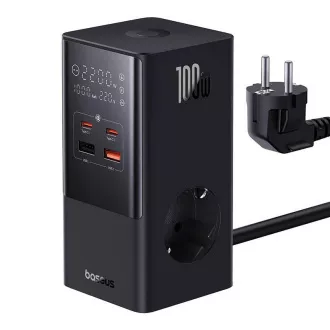 Baseus PowerCombo Tower 100W EU schwarz Ladestation