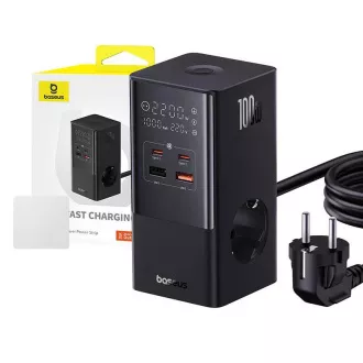 Baseus PowerCombo Tower 100W EU schwarz Ladestation