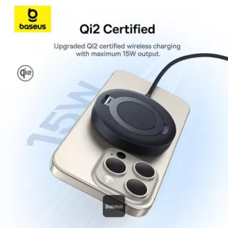 Baseus Wireless Magnetic Charging Pad Simple Mini4 Qi2 15W Schwarz