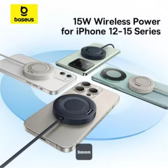 Baseus Wireless Magnetic Charging Pad Simple Mini4 Qi2 15W Schwarz