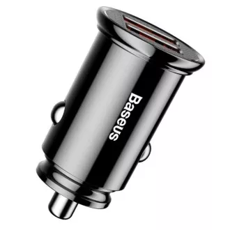 Baseus schnelles Autoladegerät 2xUSB QC3.0 30W schwarz