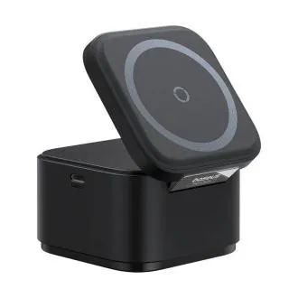 Baseus MagPro 3in1 Magnetisches drahtloses Ladegerät 25W Cosmic Schwarz