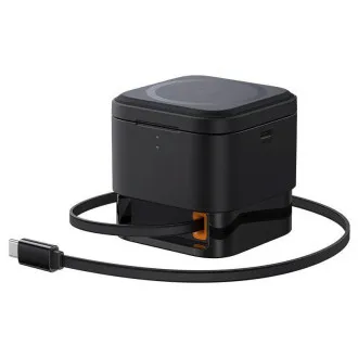 Baseus MagPro 3in1 Magnetisches drahtloses Ladegerät 25W Cosmic Schwarz