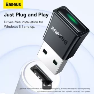 Baseus Wireless Bluetooth Adapter BA07 Schwarz Baseus Wireless Bluetooth Adapter BA07 Schwarz