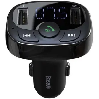 Baseus bluetooth MP3 FM Transmitter mit 2xUSB 3.4A Laden schwarz Baseus bluetooth MP3 FM Transmitter mit 2xUSB 3.4A Laden schwarz