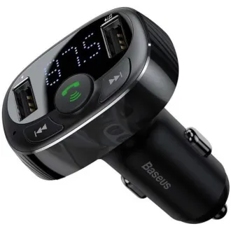 Baseus bluetooth MP3 FM Transmitter mit 2xUSB 3.4A Laden schwarz Baseus bluetooth MP3 FM Transmitter mit 2xUSB 3.4A Laden schwarz