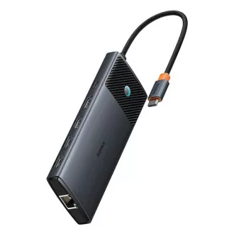 Baseus Metal Gleam II Serie 10v1 USB-C HUB Docking Station Cosmic Black Baseus Metal Gleam II Serie 10v1 USB-C HUB Docking Station Cosmic Black