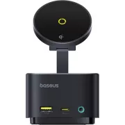 Baseus MagPro 7in1 Drahtlose Ladestation 15W cosmic schwarz