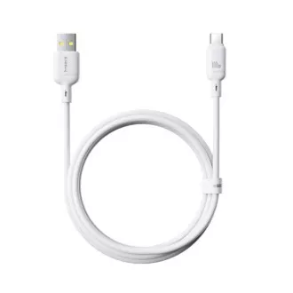 Baseus Silky USB/USB-C Schnell-Ladekabel 1m 100W weiß Baseus Silky USB/USB-C Schnell-Ladekabel 1m 100W weiß