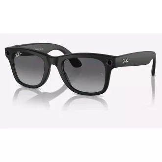 Meta Ray-Ban Wayfarer, AI-Sonnenbrille, Mattschwarz, Polarized Gradient Graphite Meta Ray-Ban Wayfarer, AI-Sonnenbrille, Mattschwarz, Polarized Gradient Graphite