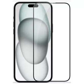 Nillkin gehärtetes Glas 2.5D CP  PRO Schwarz für Apple iPhone 15