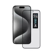 PAKET:ME Datenschutz 5D gehärtetes Glas für Apple iPhone 15 Pro Schwarz