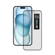 PAKET:ME Datenschutz 5D gehärtetes Glas für Apple iPhone 15 Plus Schwarz