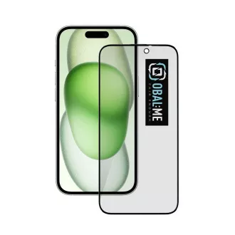 PAKET:ME Datenschutz 5D gehärtetes Glas für Apple iPhone 15 Schwarz