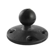 RAM Mounts runder Adapter/Befestigung für flache Oberflächen mit AMPS-Lochbild, mit 1" Stift, Kunststoff, RAP-B-202U