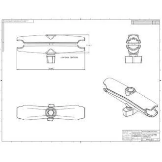 RAM Mounts langer Arm, Metall, für 1"-Kugelbolzen (Gesamtlänge 152 mm)