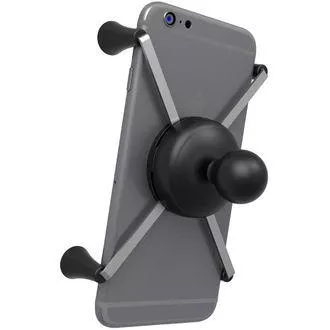 RAM Mounts X-Grip Universalhalterung für große Telefone mit 1"-Kugelbolzen, RAM-HOL-UN10BU