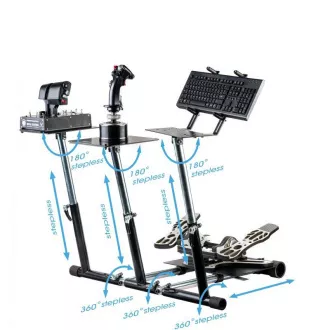 Wheel Stand Pro, SUPER WARTHOG Joystick-Ständer für Thrustmaster HOTAS WARTHOG, Saitek X55/X52/X52
