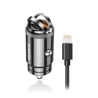 Alligator Mini-Autoladegerät Power Delivery 30W, USB-C   USB-A, USB-C Kabel für iPhone/iPad