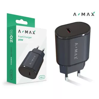 Aligator A-MAX PD 20W USB-C schwarzes Netzladegerät Aligator A-MAX PD 20W USB-C schwarzes Netzladegerät