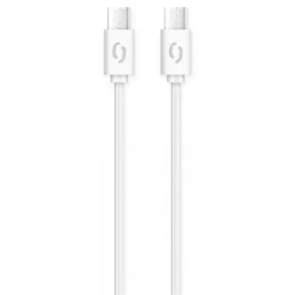 ALIGATOR Datenkabel POWER 3A, USB-C/USB-C, weiß