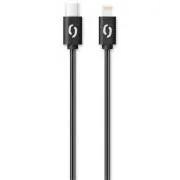 ALIGATOR Datenkabel POWER 3A, USB-C/lightning schwarz