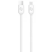 ALIGATOR Datenkabel POWER 3A, USB-C/microUSB weiß