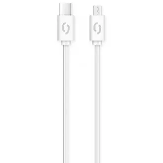 ALIGATOR Datenkabel POWER 3A, USB-C/microUSB weiß ALIGATOR Datenkabel POWER 3A, USB-C/microUSB weiß