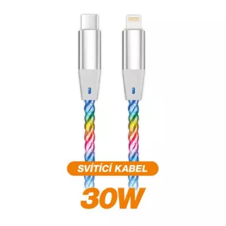 ALIGATOR Datenkabel LIGHT 3A, 30W USB-C/Lightning 0,5m ALIGATOR Datenkabel LIGHT 3A, 30W USB-C/Lightning 0,5m