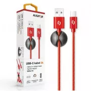 ALIGATOR PREMIUM Datenkabel 2A, USB-C rot