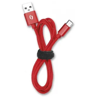 ALIGATOR PREMIUM Datenkabel 2A, USB-C rot