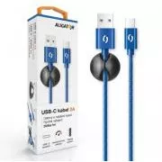 ALIGATOR PREMIUM Datenkabel 2A, USB-C blau
