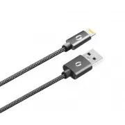 ALIGATOR PREMIUM 2A Kabel, Lightning 50cm, schwarz