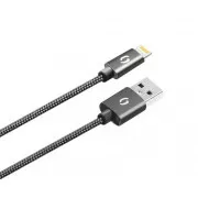 ALIGATOR PREMIUM 2A Kabel, Lightning 2m, schwarz