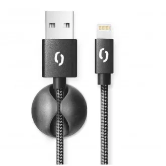 ALIGATOR PREMIUM 2A Kabel, Lightning 2m, schwarz ALIGATOR PREMIUM 2A Kabel, Lightning 2m, schwarz