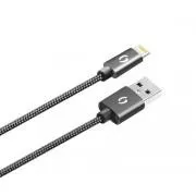 ALIGATOR PREMIUM 2A Kabel, Lightning 2m, schwarz