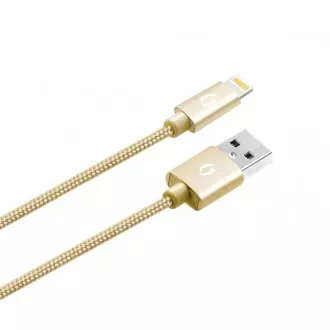 ALIGATOR PREMIUM 2A Kabel, Lightning 2m, gold ALIGATOR PREMIUM 2A Kabel, Lightning 2m, gold