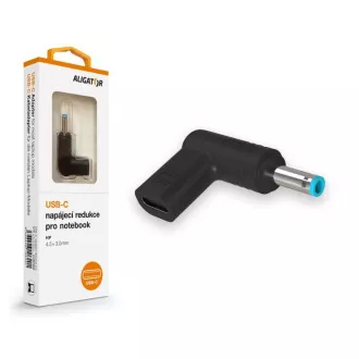 Alligator USB-C Stromadapter 4.5*3.0mm für HP Notebooks Alligator USB-C Stromadapter 4.5*3.0mm für HP Notebooks