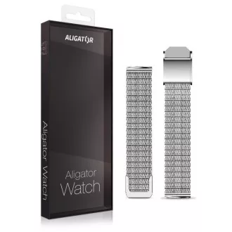 Ersatz-Metallband für Alligatoruhr Grace 16mm, silber Ersatz-Metallband für Alligatoruhr Grace 16mm, silber