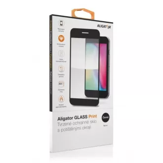 ALIGATOR PRINT Gehärtetes Schutzglas, Samsung A33 5G, schwarz, vollflächig klebend ALIGATOR PRINT Gehärtetes Schutzglas, Samsung A33 5G, schwarz, vollflächig klebend