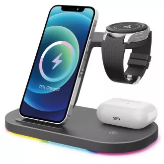 Alligator Smart Station S mit kabellosem 3-in-1-Laden, 15 W