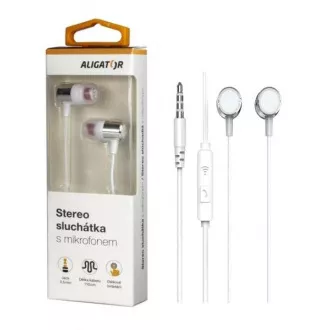 Kopfhörer ALIGATOR AE005, Starker Bass, silber